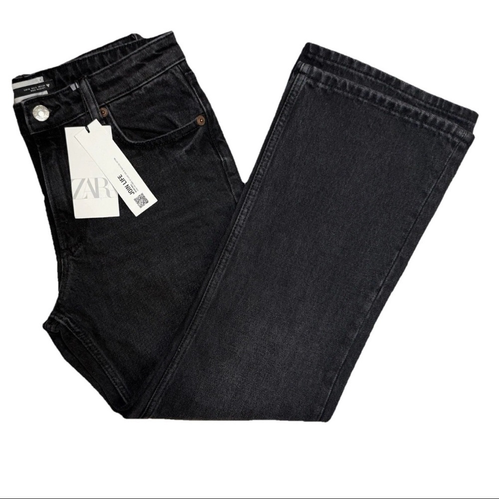 NWT Zara Boot Cut Womens Size 6 Black Jeans
Pants 30x27 $50